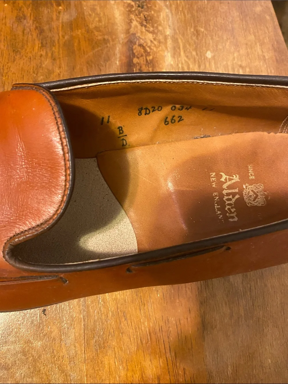 Alden Men's Tassel Loafers in Cognac Brown Leather